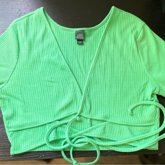 Tie-Front Crop Top [[ 3/$15 ]] - Picture 2 of 6
